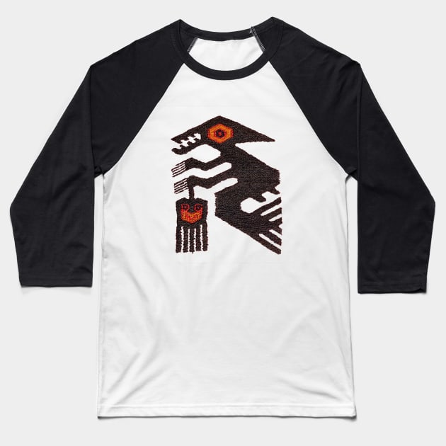 Inca Design ghoul holding a head Baseball T-Shirt by ArianJacobs